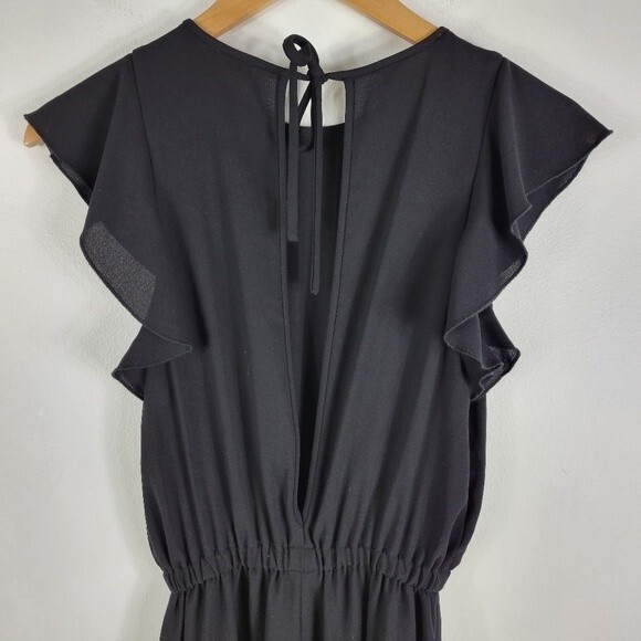 Wilfred Fleurette Ruffle Cap Sleeve Cropped Wide Leg Jumpsuit XXS - Picture 10 of 14